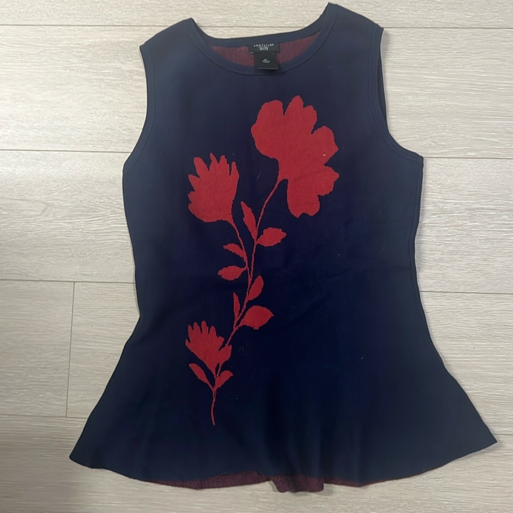 Ann Taylor peplum top